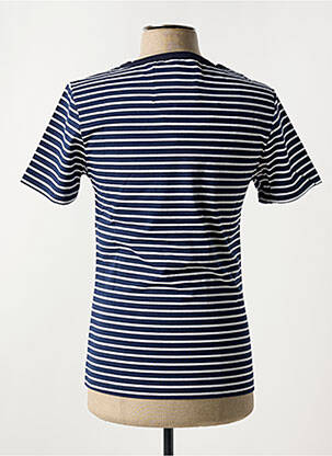 Tricou croială cambrată mâneci scurte albastru NO ID bărbat