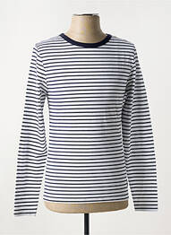 Tricou croială cambrată mâneci lungi albastru NO ID bărbat