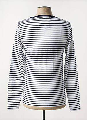 Tricou croială cambrată mâneci lungi albastru NO ID bărbat