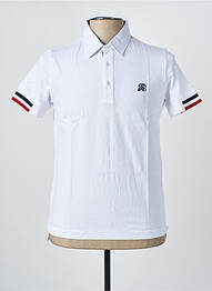 Polo țesătură jersey mâneci scurte alb UGHOLIN homme