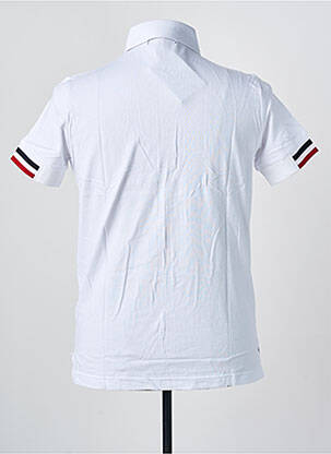 Polo țesătură jersey mâneci scurte alb UGHOLIN bărbat