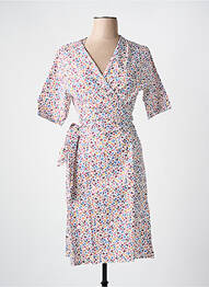 Rochie midi imprimeu floral mâneci scurte violet LES BONHEURS DE SOPHIE femme