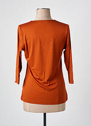 Tricou mâneci 3/4 mâneci 3/4 portocalie LES BONHEURS DE SOPHIE femeie