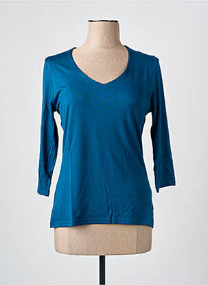 Tricou mâneci 3/4 mâneci 3/4 albastru LES BONHEURS DE SOPHIE femeie