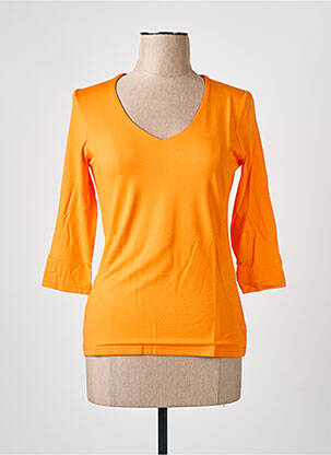Tricou mâneci 3/4 mâneci 3/4 portocaliu deschis LES BONHEURS DE SOPHIE femeie
