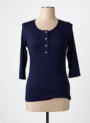 Tricou mâneci 3/4 mâneci 3/4 albastru LES BONHEURS DE SOPHIE femeie
