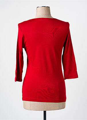 Tricou mâneci 3/4 mâneci 3/4 roșu LES BONHEURS DE SOPHIE femeie
