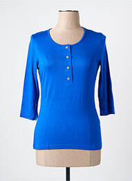 Tricou mâneci 3/4 mâneci 3/4 albastru deschis LES BONHEURS DE SOPHIE femme