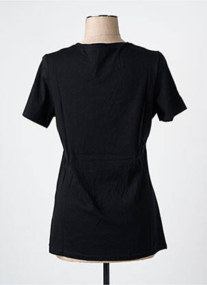 Tricou serigrafie mâneci scurte negru LES BONHEURS DE SOPHIE femeie