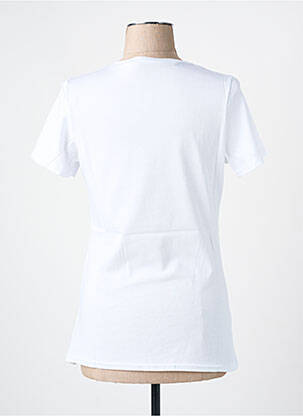 Tricou imprimeu fantezie mâneci scurte alb LES BONHEURS DE SOPHIE femeie
