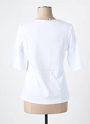 Tricou imprimeu fantezie mâneci scurte alb LES BONHEURS DE SOPHIE femeie