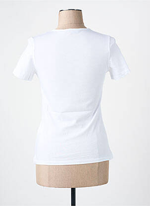 Tricou imprimeu fantezie mâneci scurte alb LES BONHEURS DE SOPHIE femeie
