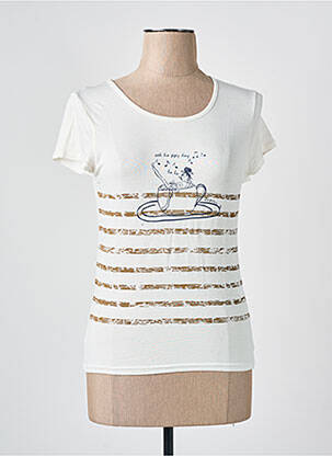 Tricou bej COTE ANGLAISE femeie