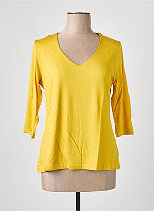 Tricou mâneci 3/4 mâneci 3/4 galben LES BONHEURS DE SOPHIE femeie