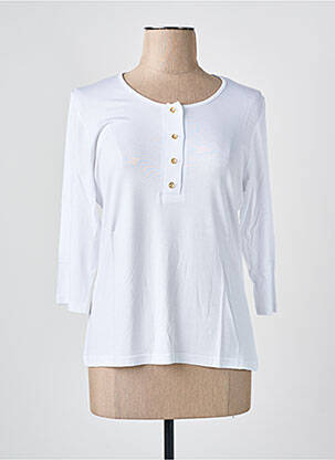 Tricou mâneci 3/4 mâneci 3/4 alb LES BONHEURS DE SOPHIE femeie