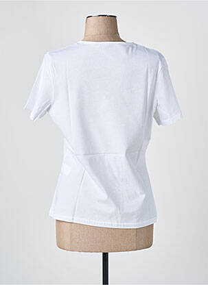 Tricou guler în v mâneci scurte alb LES BONHEURS DE SOPHIE femeie