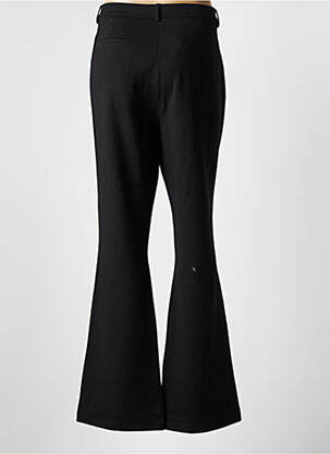 Pantalon evazat închidere cu fermoar sub clapetă cu nasturi negru GUESS femeie