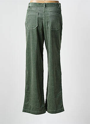 Pantalon evazat croială evazată verde SESSUN femeie