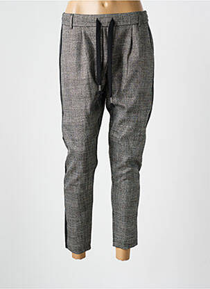 Pantalon 7/8 talie elastică gri PLEASE femeie