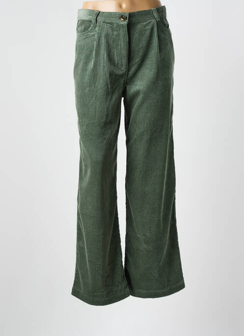 Pantalon evazat verde SESSUN femeie