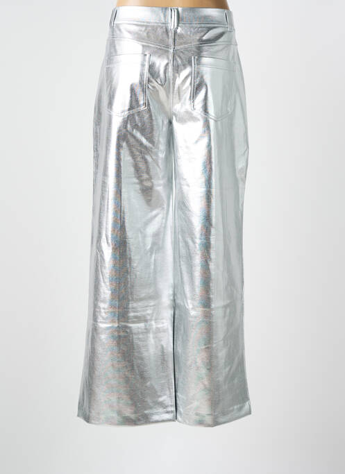 Pantalon larg argintiu ICHI femeie