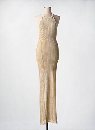 Rochie lungă gri GUESS femeie