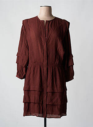 Rochie scurtă maro SESSUN femeie