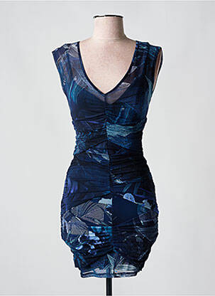Rochie scurtă fără mâneci fără mâneci albastru GUESS femeie