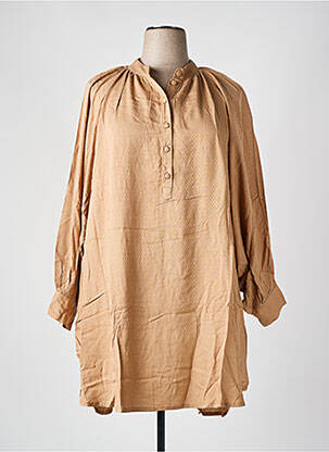 Rochie scurtă maro GENESIS femeie