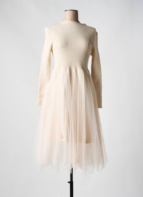 Rochie midi bej GOA GOA femeie