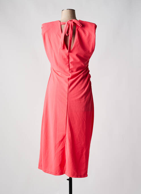 Rochie midi portocaliu ICHI femeie