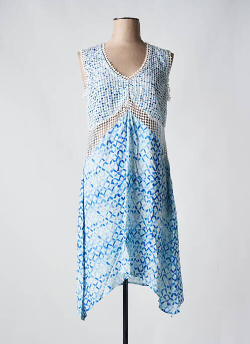 Rochie midi albastru GOA GOA femeie