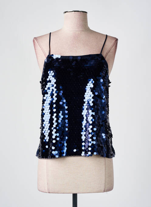 Top albastru ICHI femeie