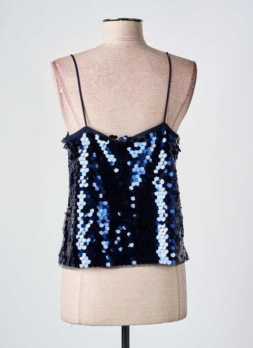 Top albastru ICHI femeie