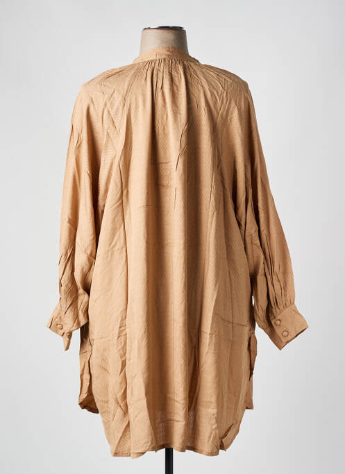 Rochie scurtă maro GENESIS femeie