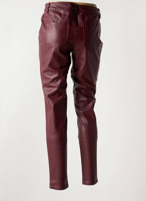 Pantalon slim violet ICHI femeie