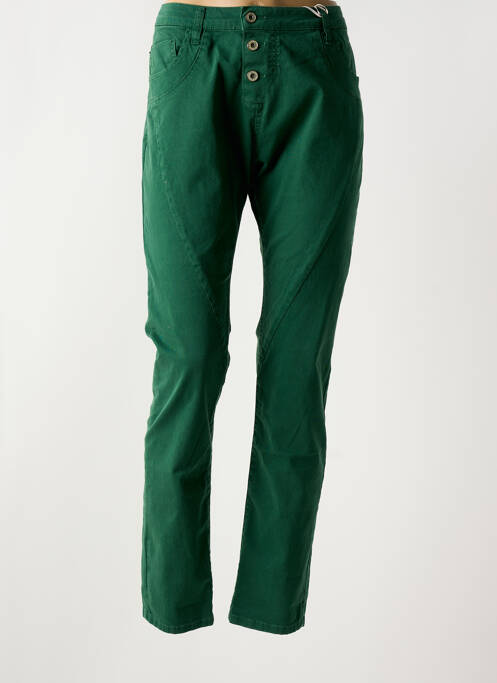 Blugi cu croială slim verde PLEASE femeie