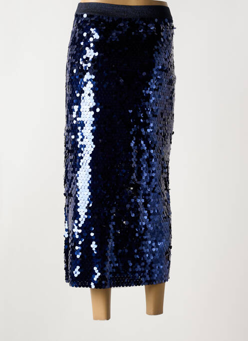 Fustă lungă albastru ICHI femeie