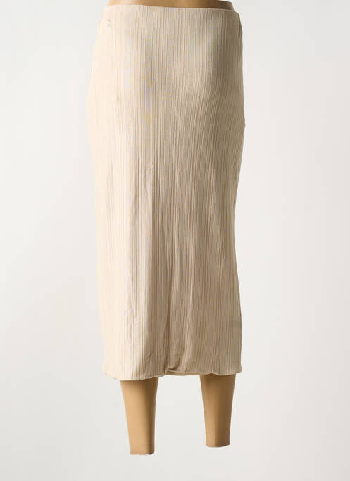 Fustă lungă bej GUESS femeie