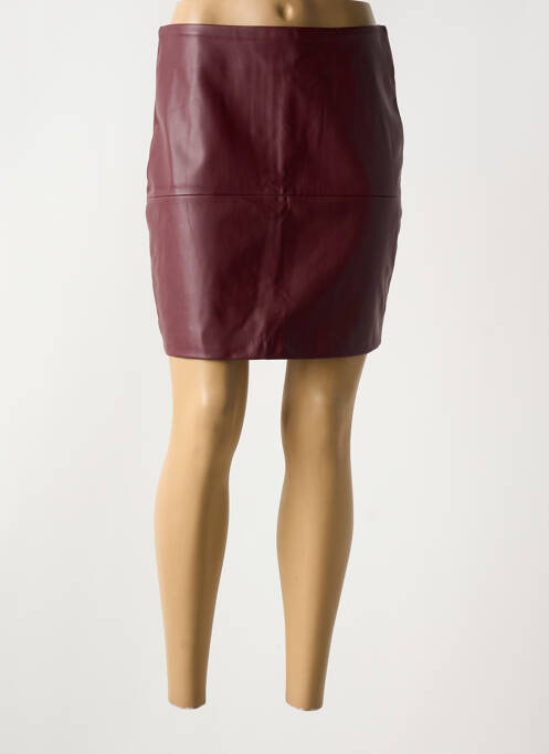 Fustă scurtă violet ICHI femeie