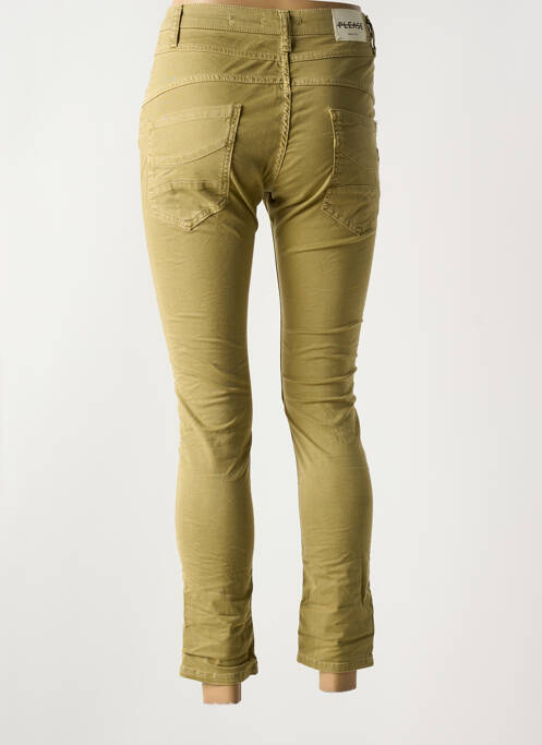 Pantalon slim verde PLEASE femeie