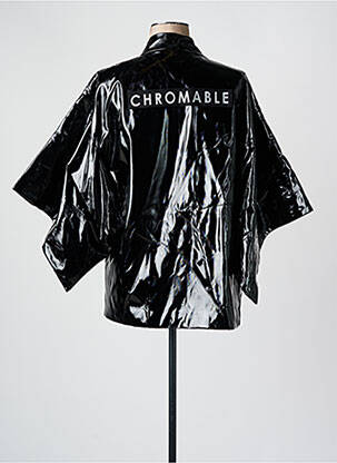 Jachete kimono guler în v negru CHROMABLE femeie