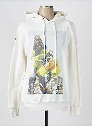 Hanorac cu glugă alb 1921TSHIRT femeie