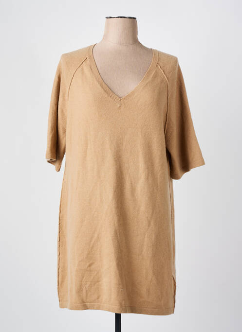 Rochie pulover bej NOT SHY femeie