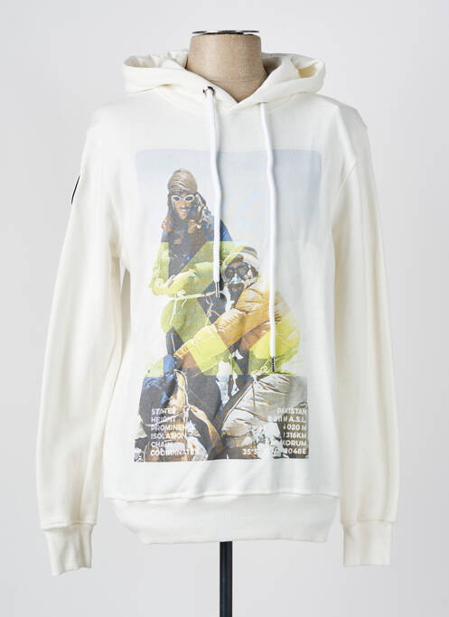 Hanorac cu glugă alb 1921TSHIRT femeie