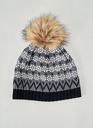 Căciulă imprimeu fantezie negru EISBÄER unisex