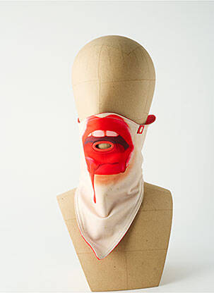 Guler / Eșarfă de gât bej AIR HOLE femeie