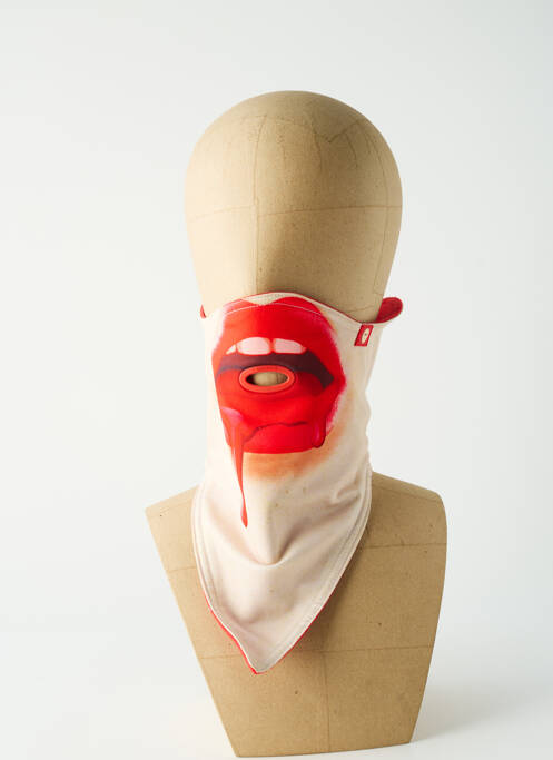 Guler / Eșarfă de gât bej AIR HOLE femeie