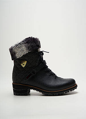 Botine/ghete material neted toc de 4 la 6 cm negru ROSSIGNOL femeie