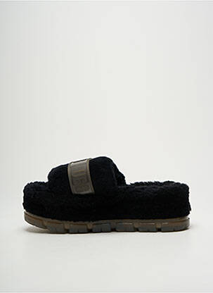 Mulete/saboți toc platformă toc de 4 la 6 cm negru UGG femeie